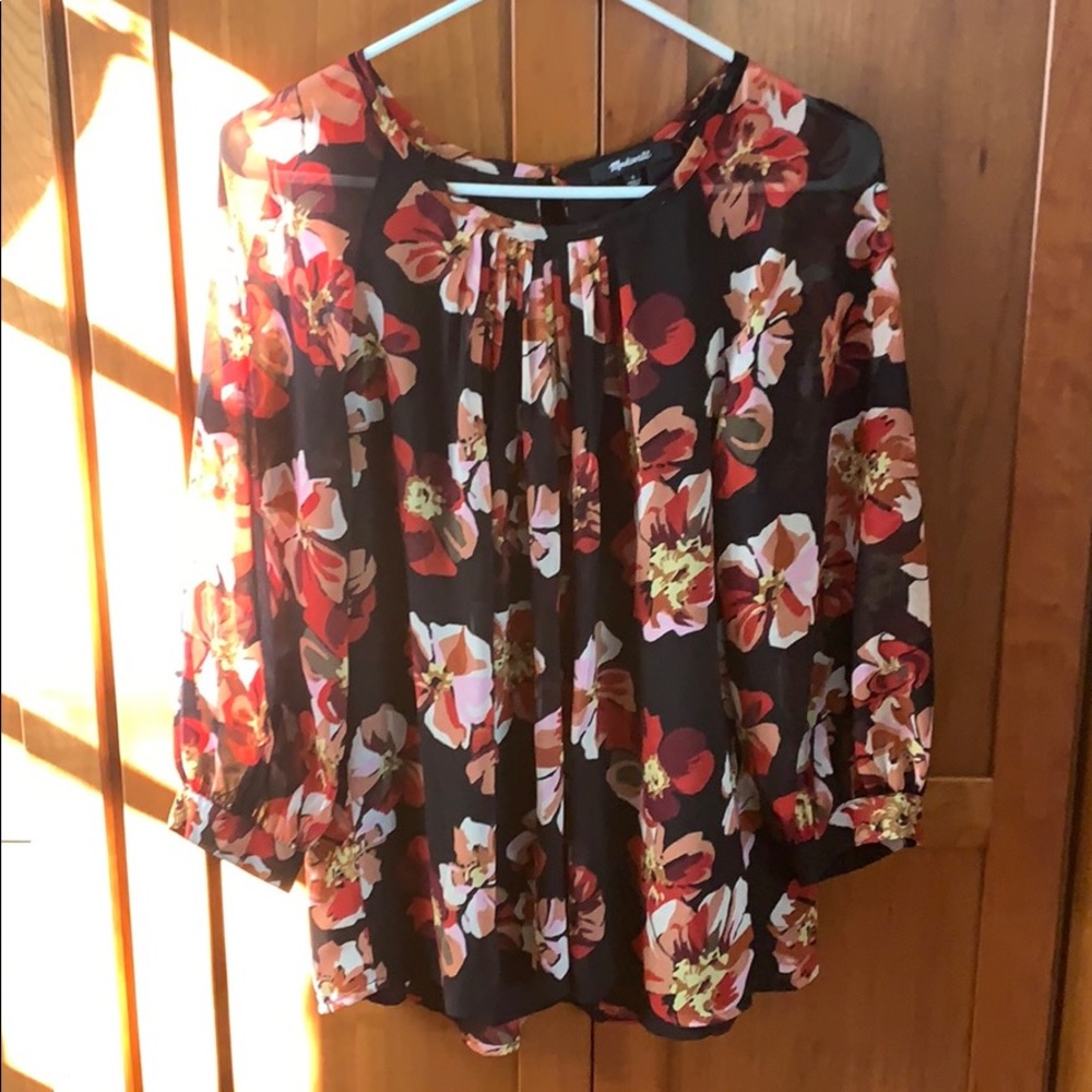 Madewell floral top